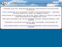 Tablet Screenshot of harrisena.org